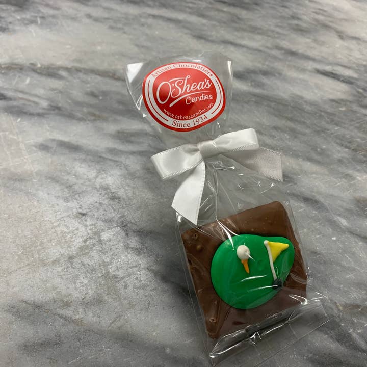 O'Shea's Candies Sweet Shop - Wholesale Chocolate Covered Sweets - O’Golf Green 🏌️♂️Graham’s - Milk Chocolate 1PK w/ Flair2