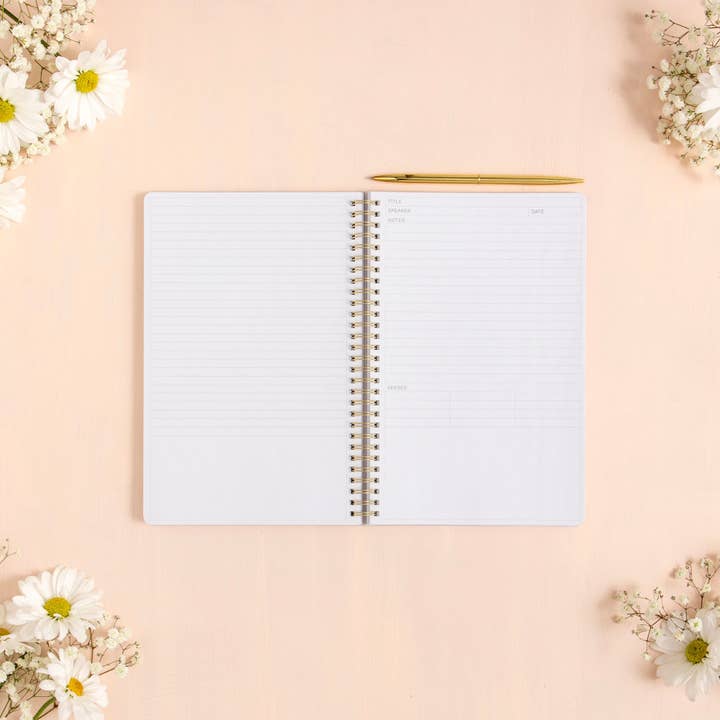 Church Notes Co. - Wholesale Notebook - Lilac Church Notes Bible Reference Notebook with Maps