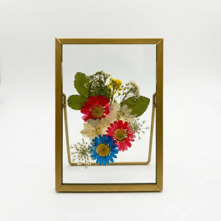 Sunnie Lane - Wholesale Desk/Tabletop Sign - Real Pressed Flower Frame - Beautiful Flower Art10