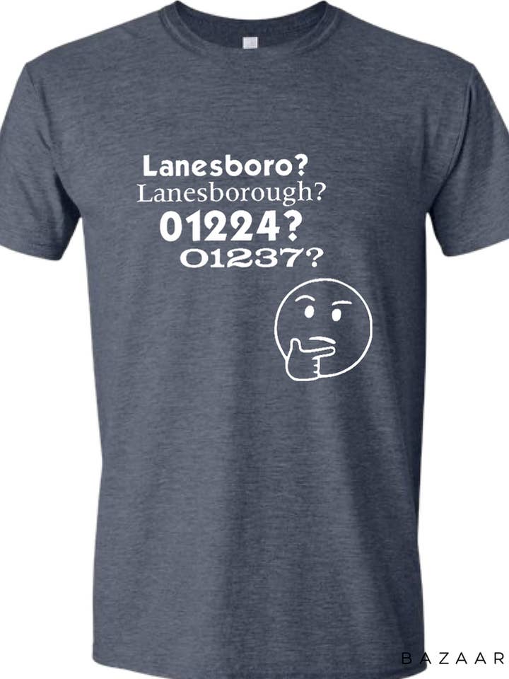 Lanesborough Funny Tee (Size S-2XL, 100ct.) for wholesale by 413 Shirts