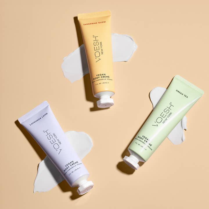 VOESH New York - Wholesale Hand Cream/Lotion - Vegan Body Creme Trio Retail(Green Tea, Lavender, Tangerine)2