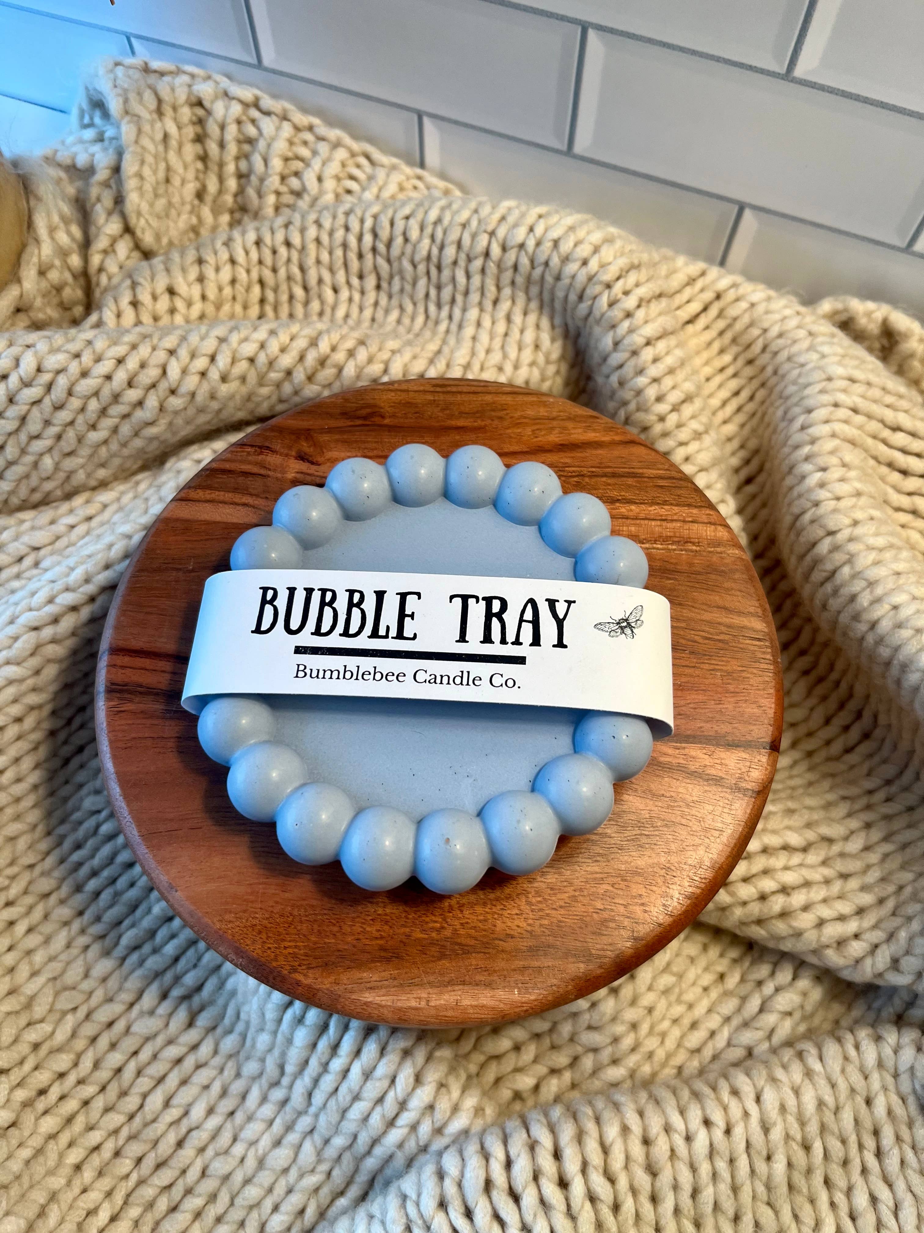 Bumblebee Candle Co. - Wholesale Candle Holder - Round Bubble Tray | Decorative Candle Coaster & Jewelry Dish4