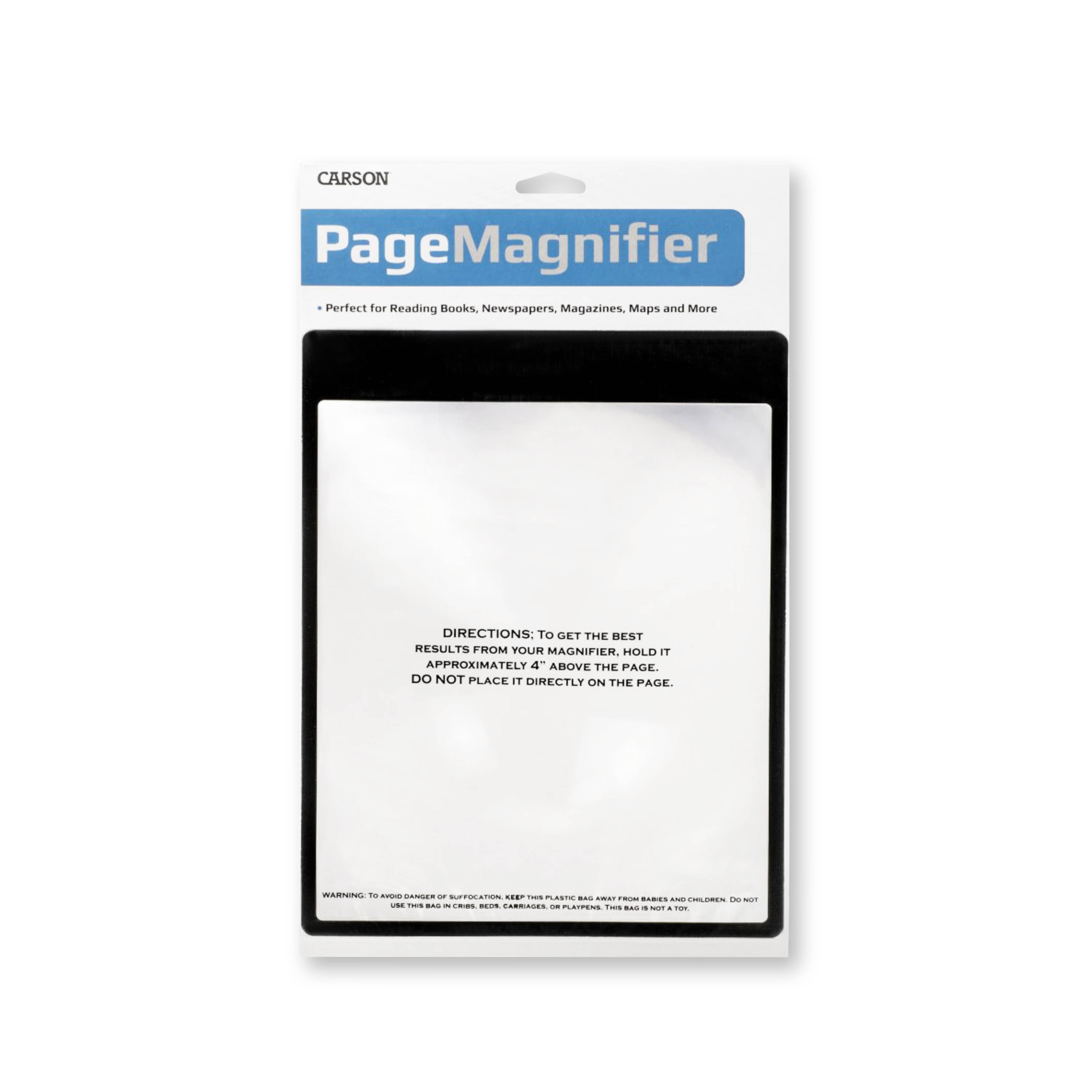 Carson - Vente Loupe - Loupe de Page Cadre Flexible Feuille Loupe pour la Lecture3