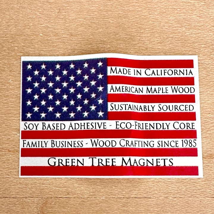 Green Tree Jewelry - Wholesale Magnet - San Francisco Mermaid American Maple Magnet #MM508