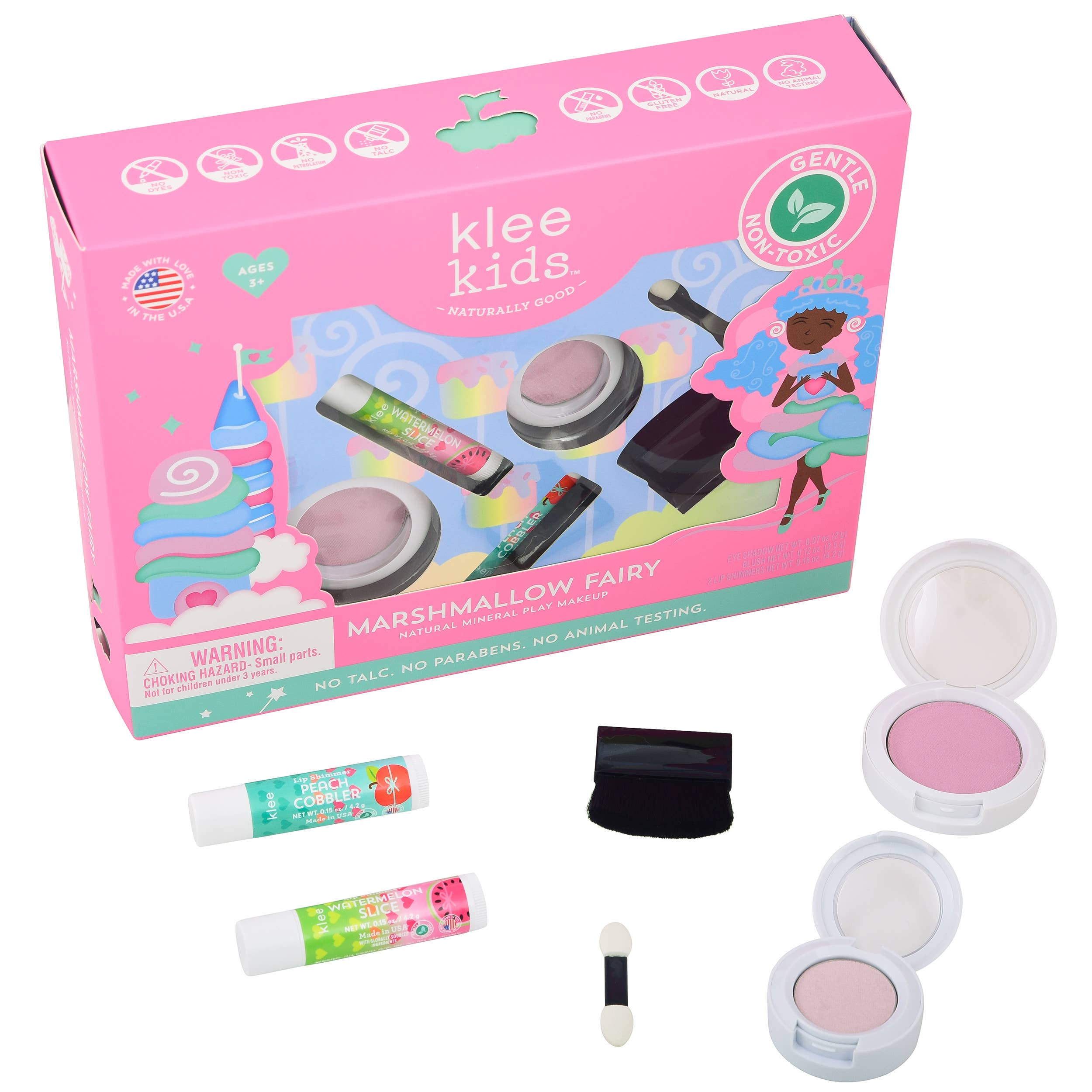 Mermaid Star - Klee Kids Natural Play Makeup 4-PC Kit