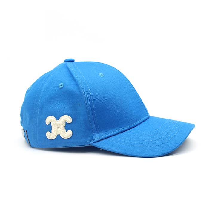 Casquette avec logo brodé et petit logo côté pour la vente par Vimoda