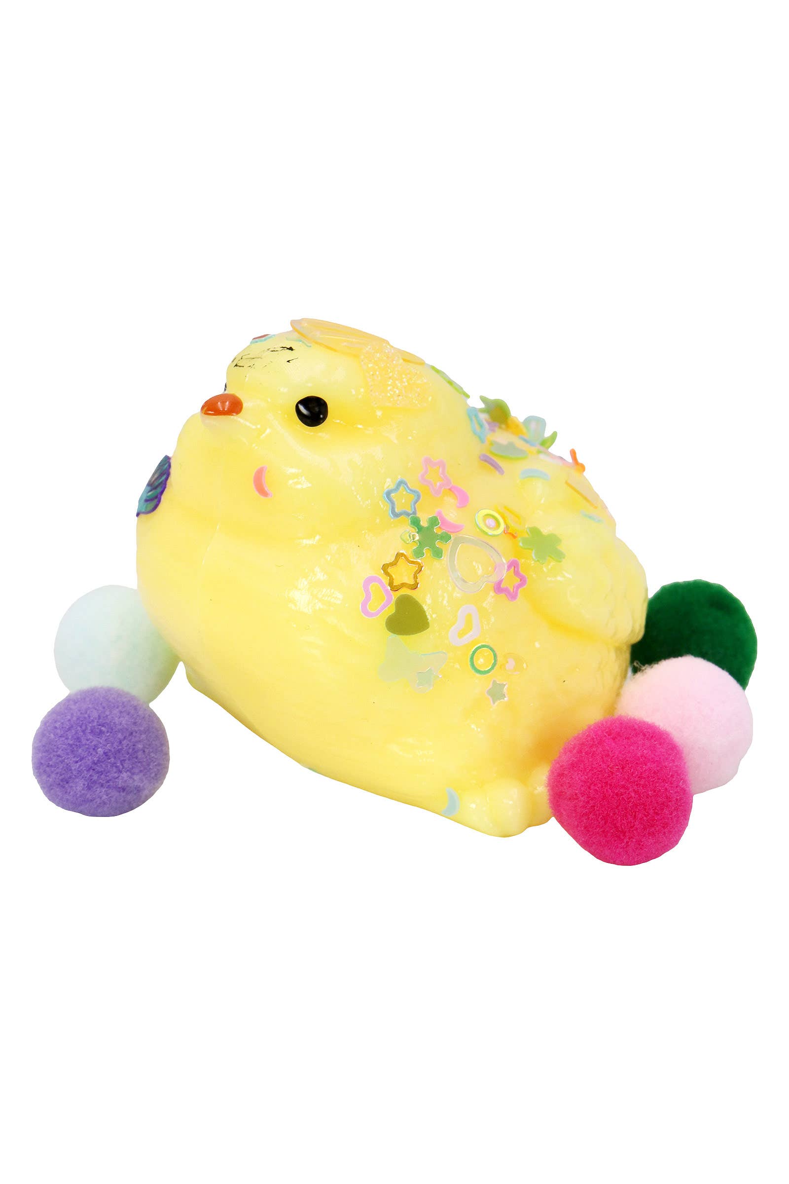 AS SHOWN Baby Chicks Glitter Sticky Mochi Squishy Bag for wholesale on Faire6