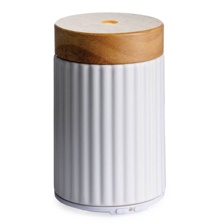 Wood & Ceramic Ultra Sonic Essential Oil Diffuser for wholesale by Candle Warmers Etc.