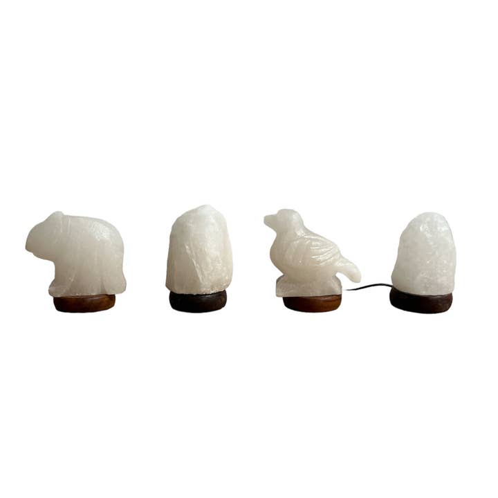 Heaven Spring Ltd โ wholesale Salt lamp โ Samples Sale - White USB LED Salt Lamps Lot of 41