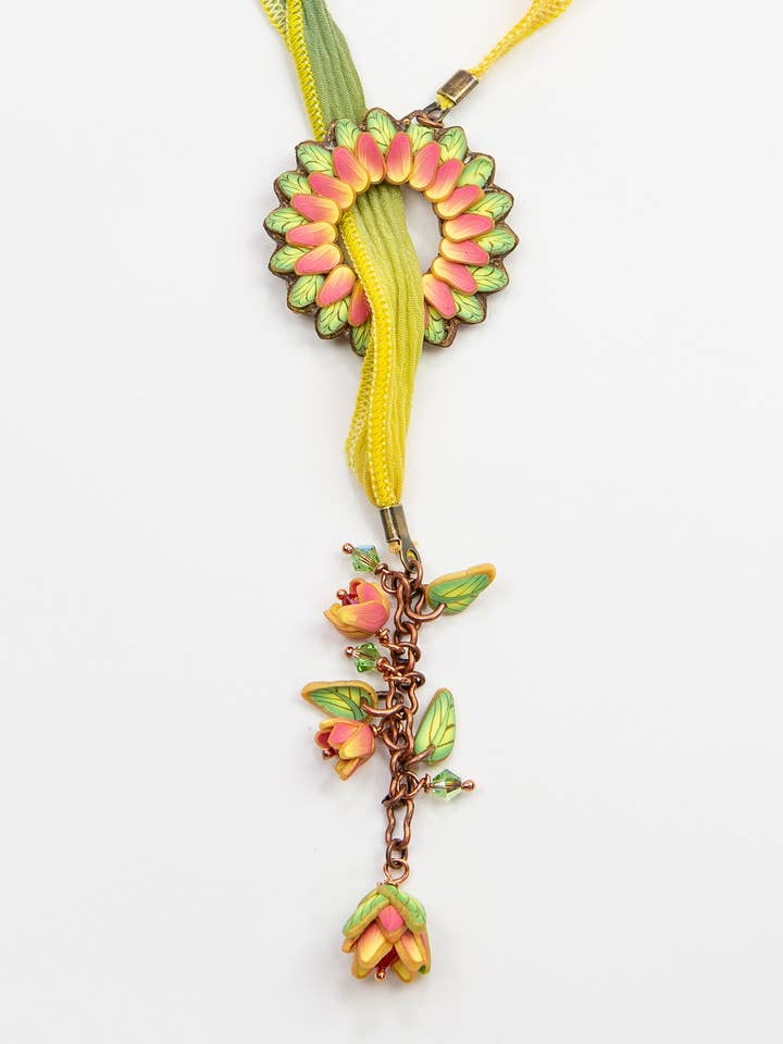 Trodchen Lariat - Dahlia Daze für den Großhandel von Petal Pushers by Janet Pitcher