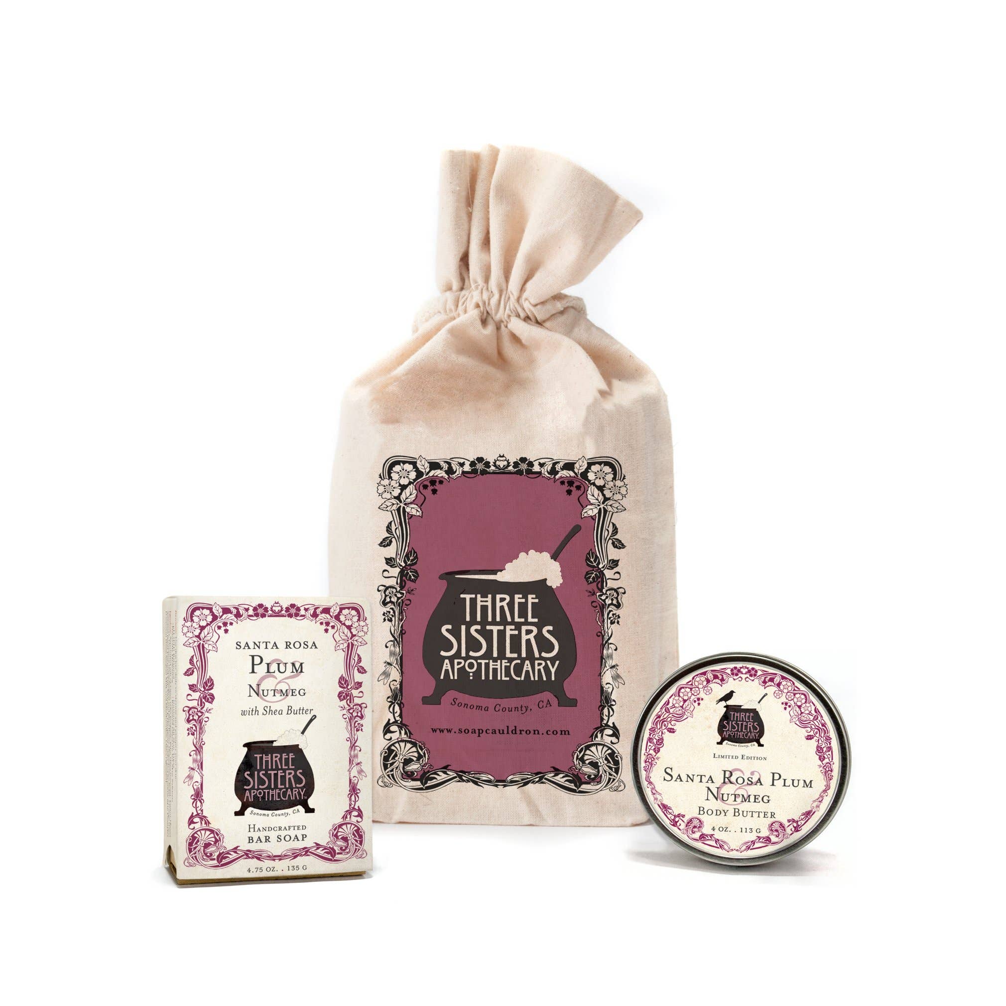 Soap Cauldron – wholesale Bad- och kroppsvårdsset – Muslin Presentset Tvål & Kroppssmör5