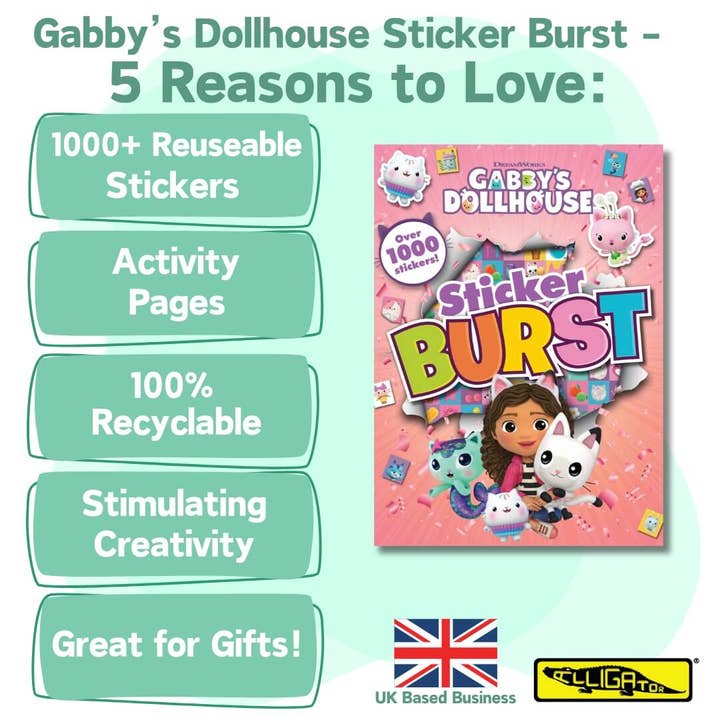 Baby Republic – wholesale Klistermärke - Barn och baby – Gabbys dockhus klistermärke Burst