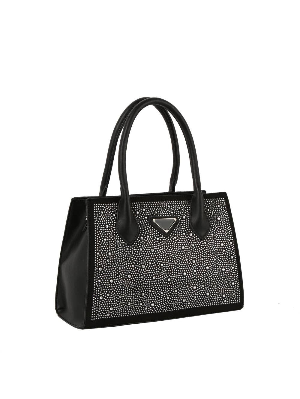 Handbag Express - Wholesale Top Handle Bag - Women's - Dazzling Rhinestone Accented Hand Tote7