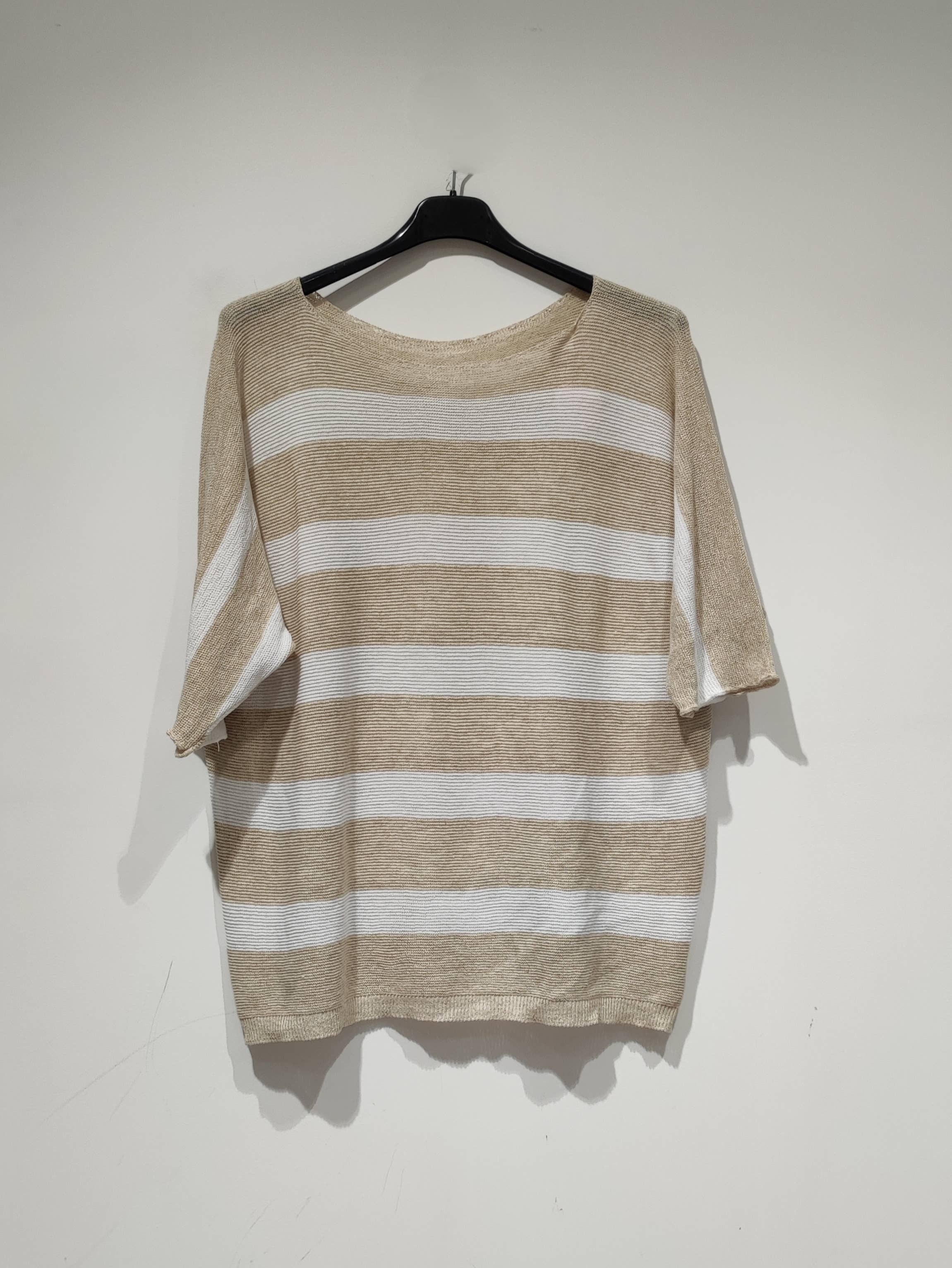 Pomelo paris - Vente Haut en maille – femme - ZILA Top à rayures6