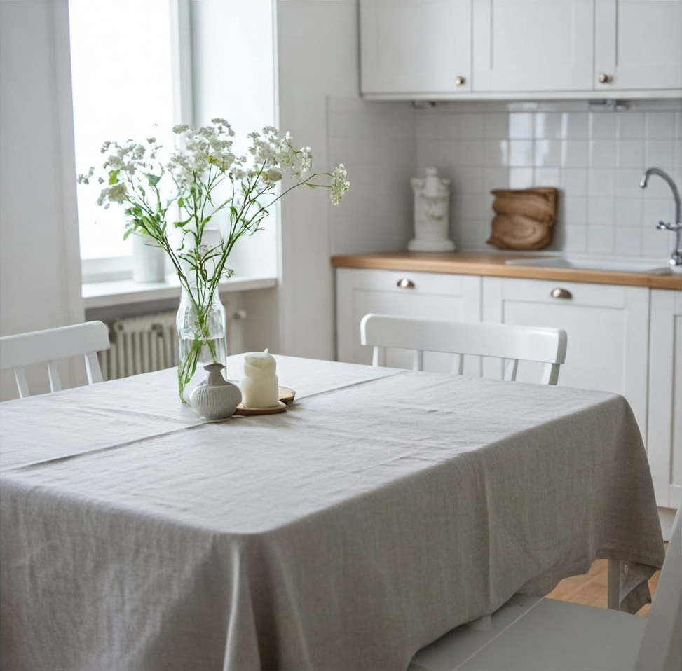 Liem Home - Wholesale Tablecloth - Linen tablecloth. Square, rectangular table linens.  2