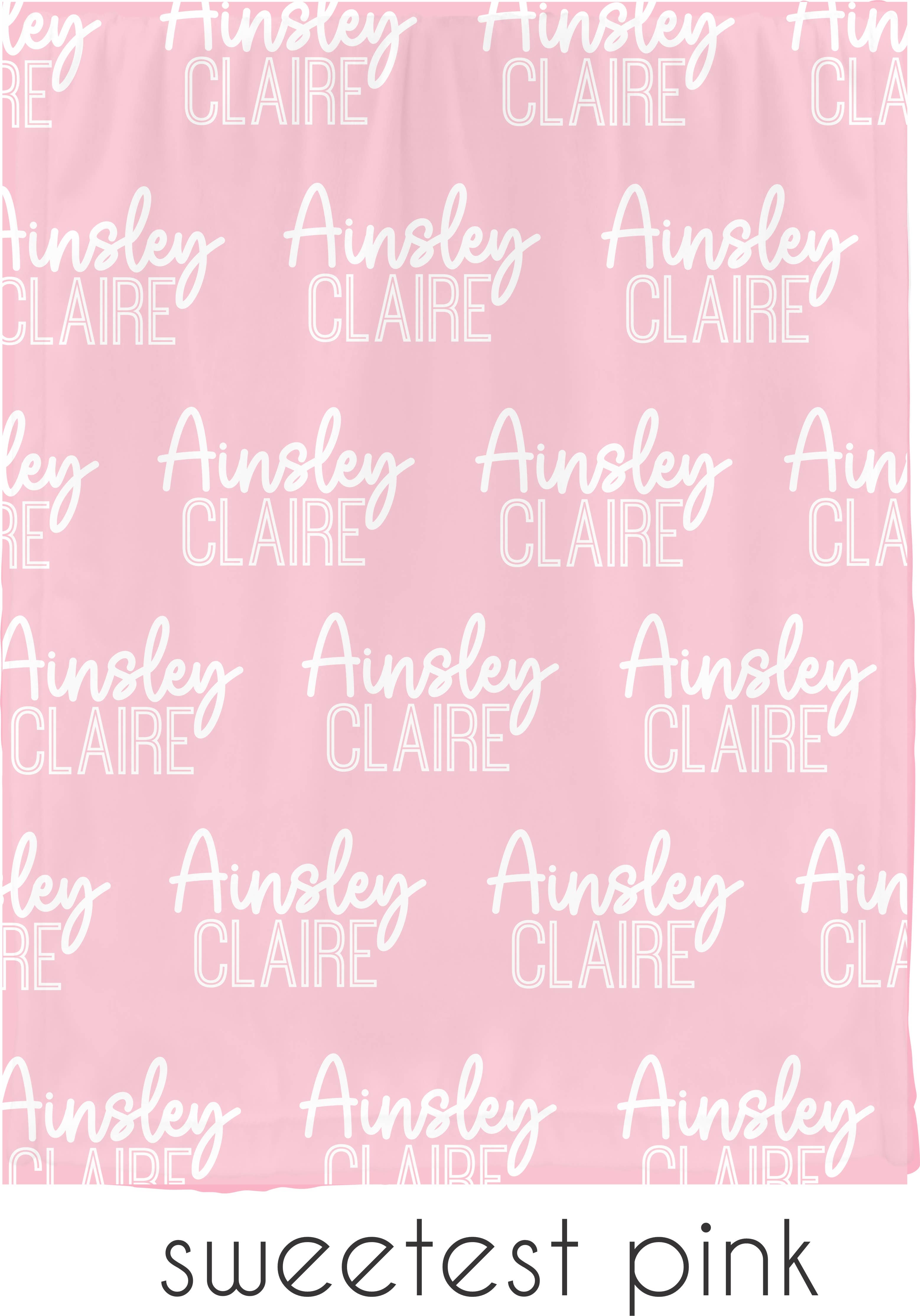 Monogram Junkie – wholesale Bedding blanket – Kids & Baby – Personalized Baby Blanket with Name for Girls2