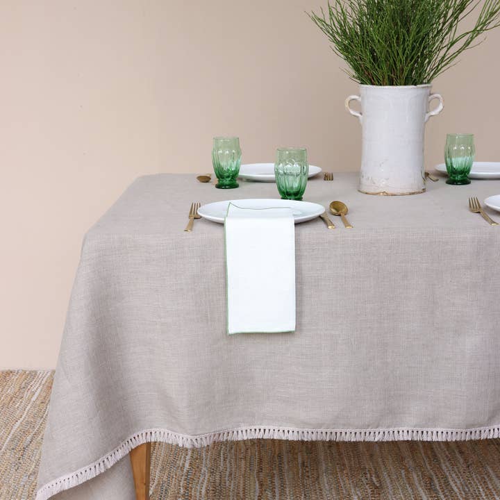Giardino Segreto - Wholesale Tablecloth - NAPPE pure linen tablecloth3
