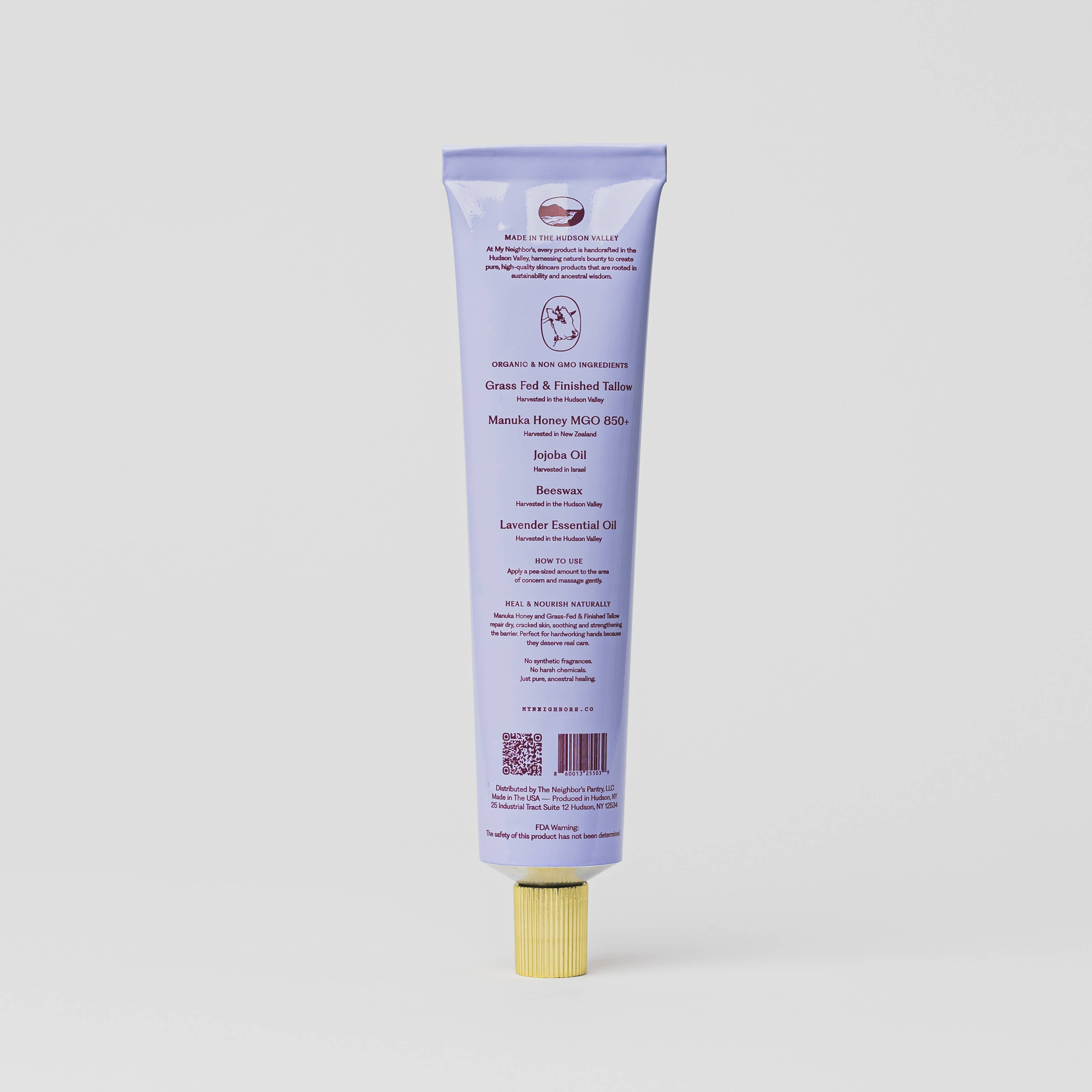 My Neighbor’s - Wholesale Hand Cream/Lotion - Manuka Honey & Lavender Tallow Hand Balm2