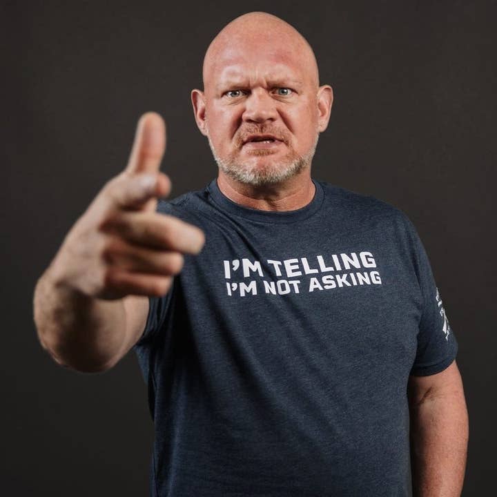 Grunt Style - Wholesale Screen Printed T-Shirt - Men's - I'm Not Asking T-Shirt - Midnight Navy2