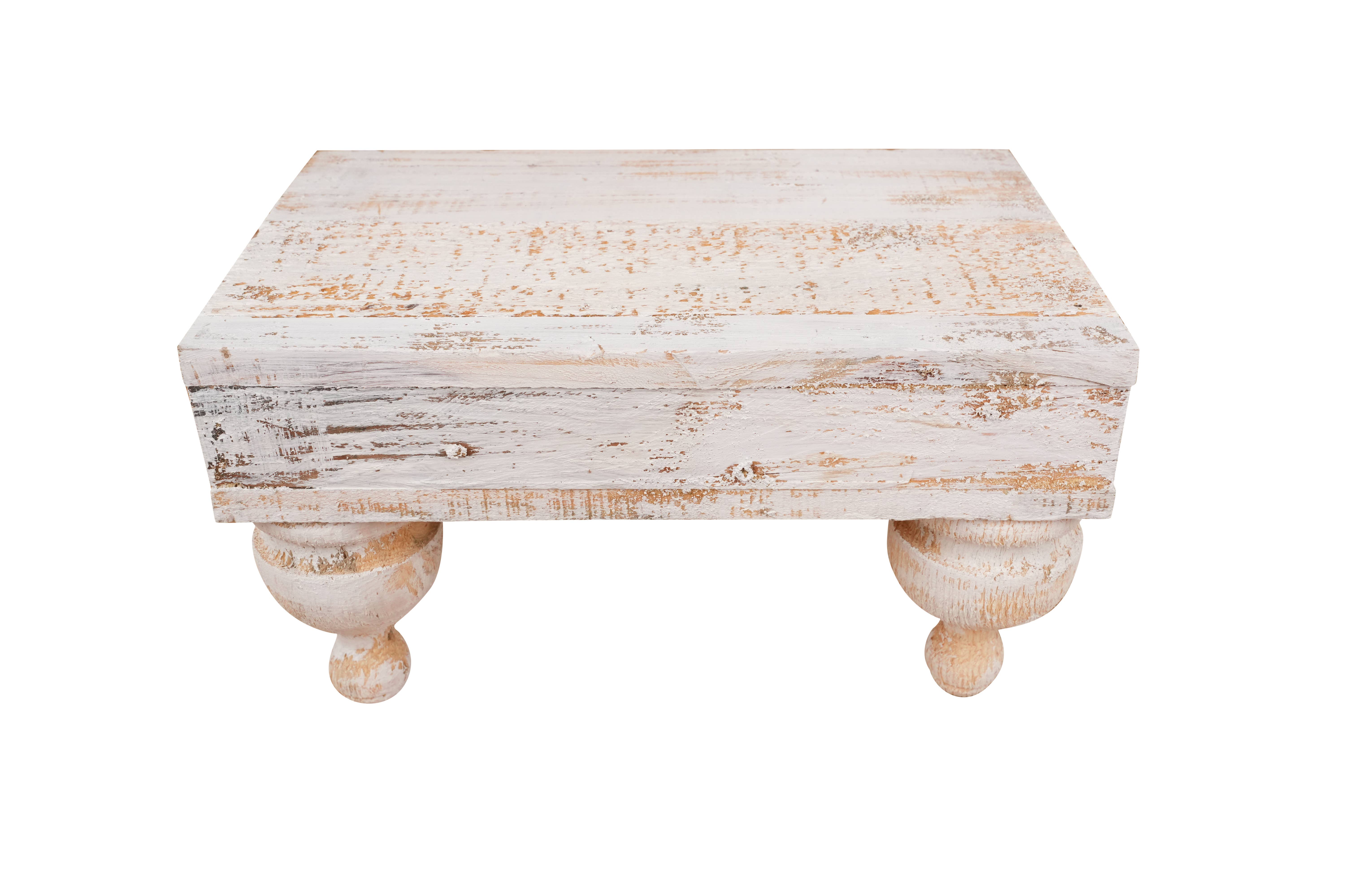 My Amigos Imports - Wholesale Retailer Display - Accessories -  Chula Cake Table Set-Display-Reclaimed Wood-Set 3-White
10