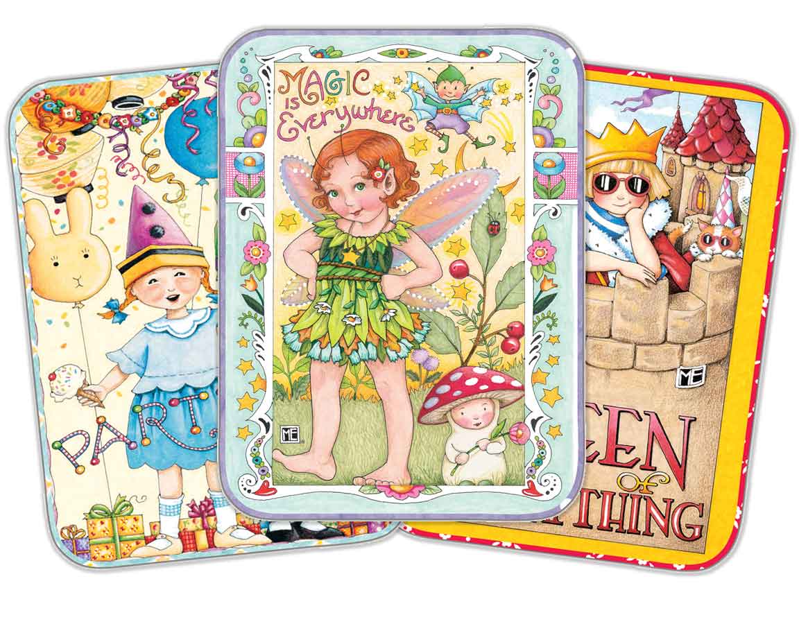 Violette Stickers - Vendita all'ingrosso Adesivo - TIN06 Mary Engelbreit Ragazze Festa Quotidiana Latta3