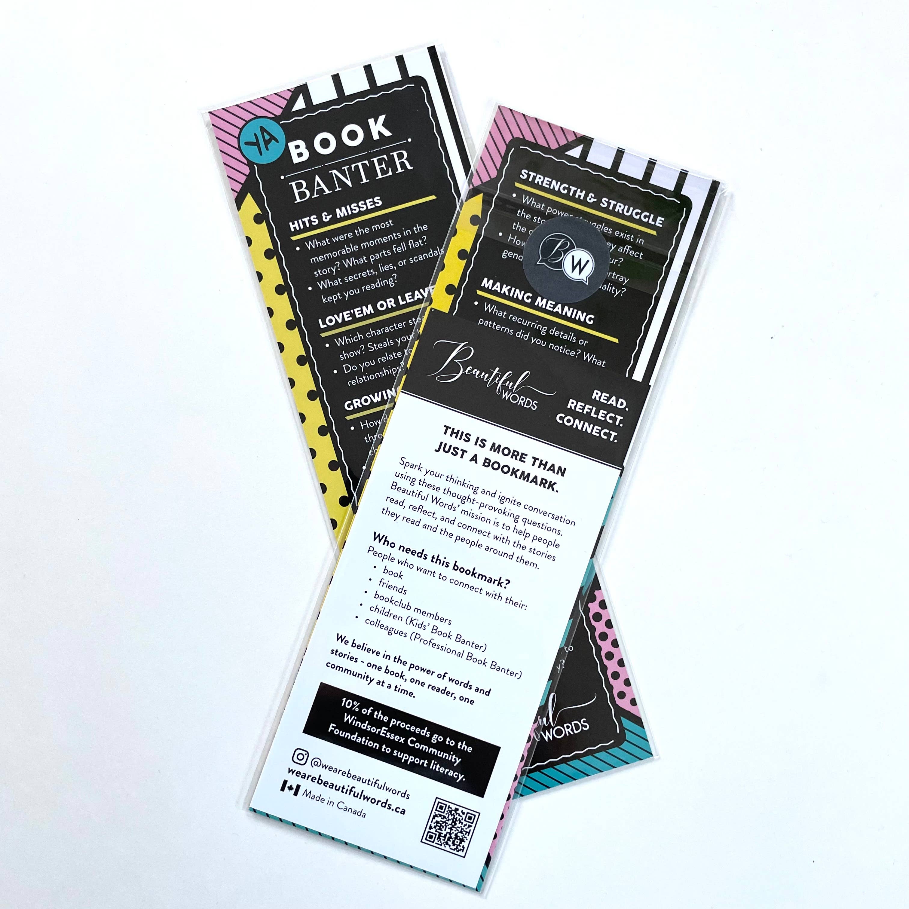 Beautiful Words - Wholesale Bookmark - YA Book Banter Bookmark2
