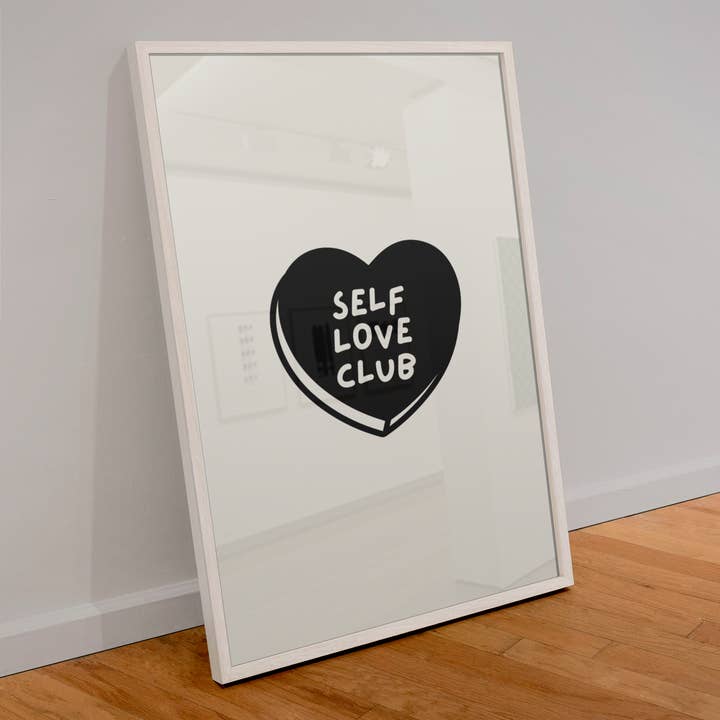 Imprimé Self Love Club pour la vente par Blue Iris Designs Co