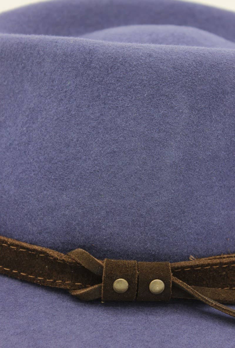 Hologramme Paris - Wholesale Fedora - Unisex - Waterproof wool Fedora hat with belt19