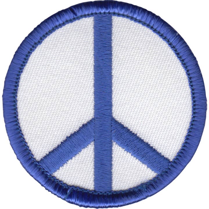 Square Deal Recordings & Supplies - Wholesale Patch - Patch - Peace Sign - 2 Inch - Six Color Options4