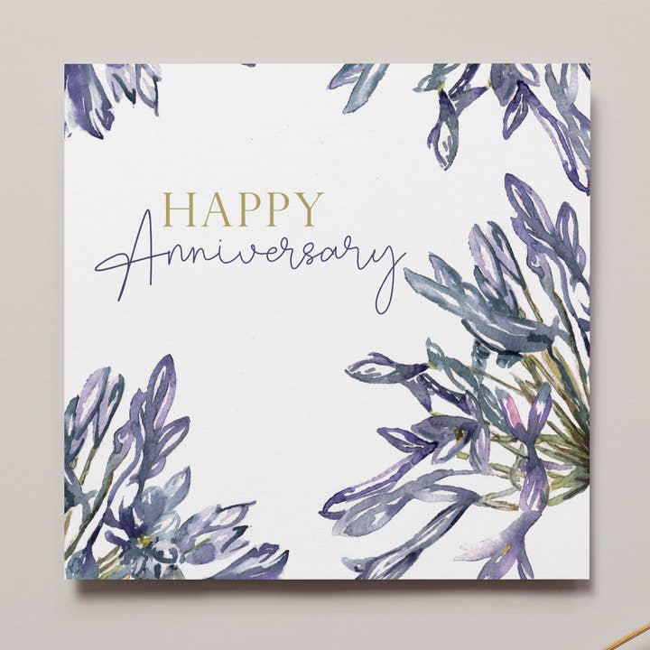 Happy Anniversary Card for wholesale by Meg Hawkins Art