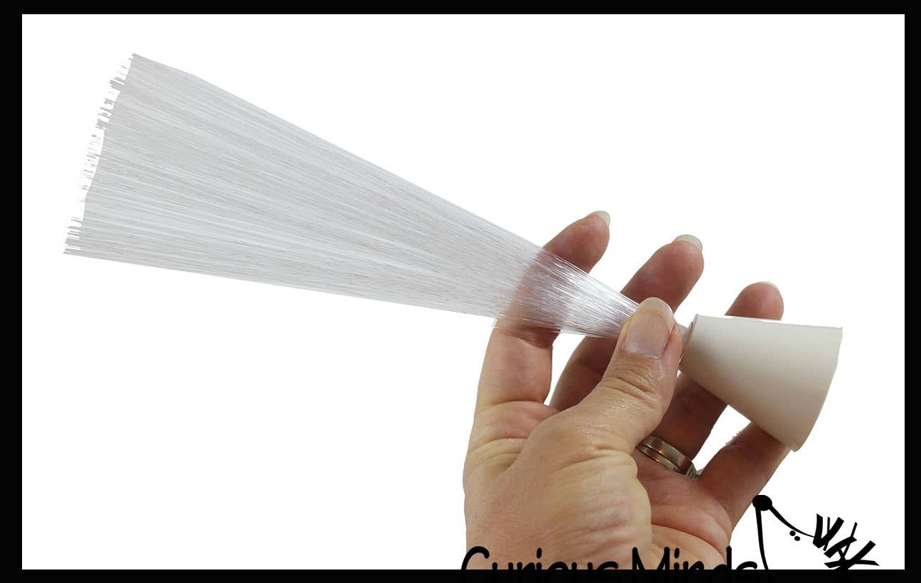 Curious Minds Toys - Wholesale Figurine Lamp - 1 Fiber Optic Lamp Light - Flexible Streams of Light Lamp De2