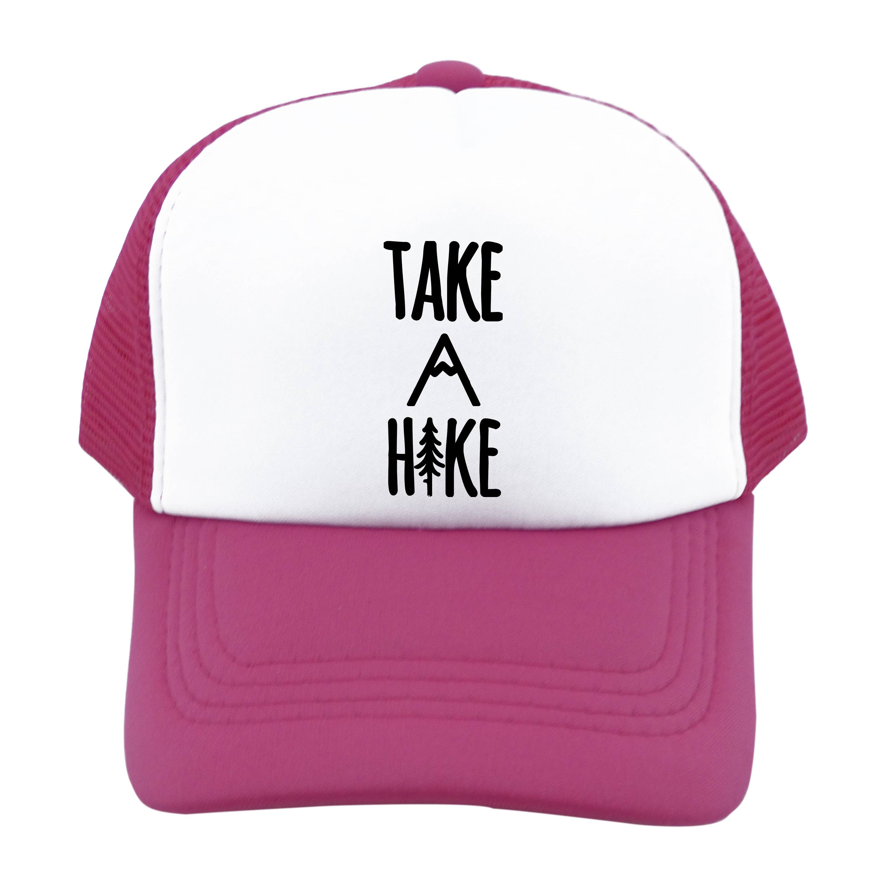 Outdoorable Apparel - Wholesale Kids Hat - Kids - Pink Take A Hike Hat0