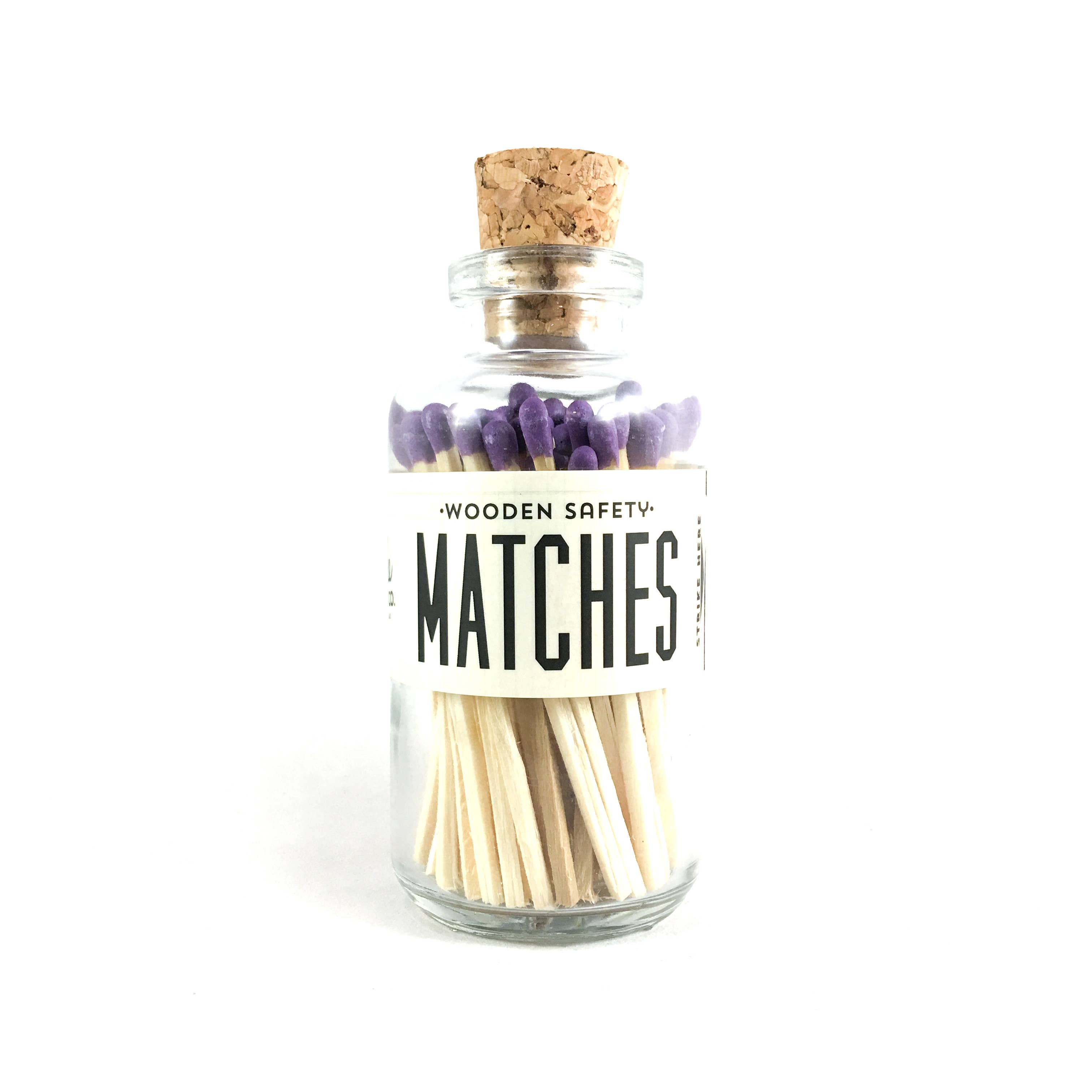 Made Market Co. - Wholesale Matches - Mini Vintage Apothecary Matches - 26 color options16