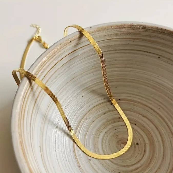 Snake Gold Plated Necklace for wholesale by Sansira Jewelry