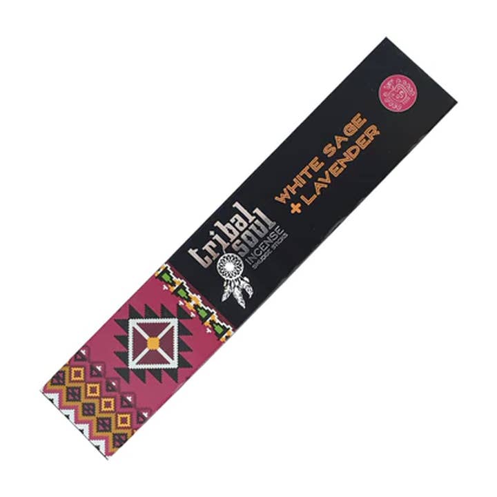 Tribal Soul Incense - White Sage And Lavender Hari Darshan for wholesale by Cardshouse
