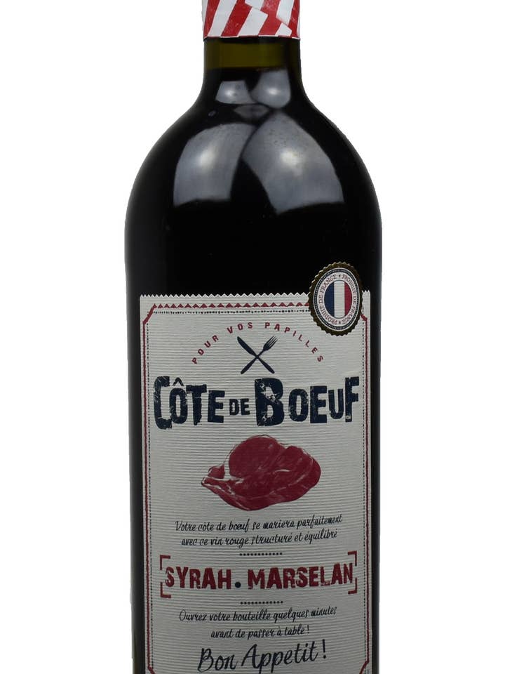 Vino Côte de Boeuf IGP Prime Rib Syrah Marselan 2023 75 cl per la vendita all'ingrosso da parte di Le Vin Émoi