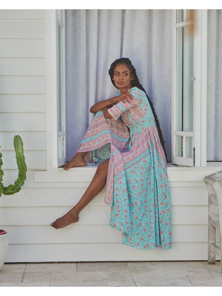 Jaase - Wholesale Dress - Women's - MALIBU PRINT INDIANA MAXI