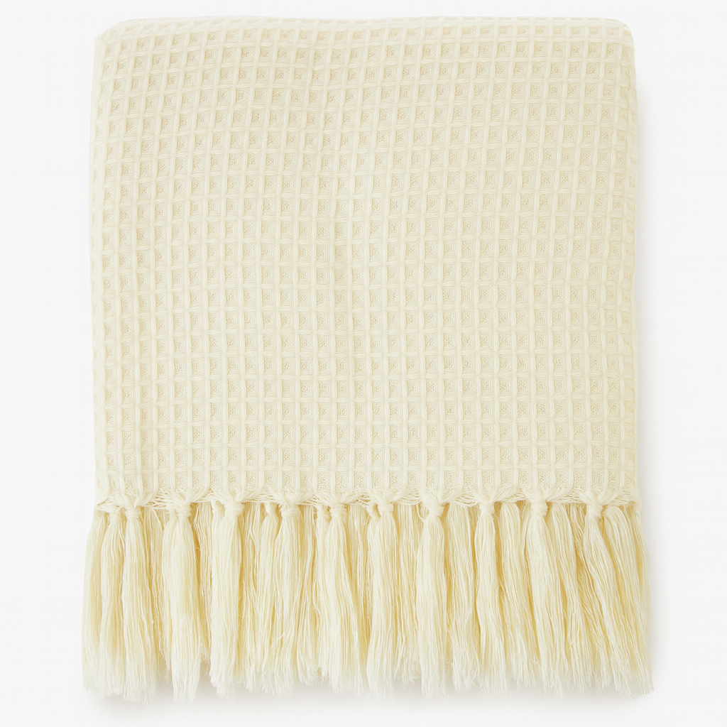 Fennco Styles - Wholesale Throw Blanket - Classic Waffle Weave 50x60 Inch Throw Blanket1