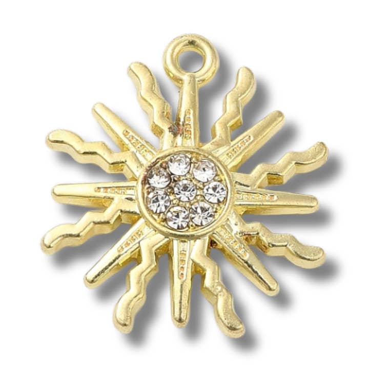 Sun Gold Charm for wholesale by Love, Paige Designs