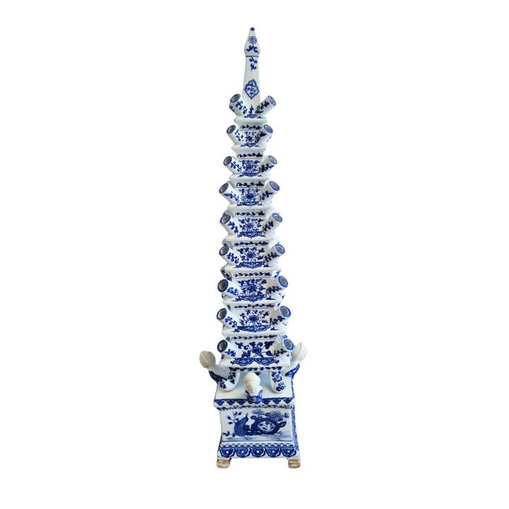 TRAAGOODS.COM - Wholesale Vase - Delft blue vase 10-piece - 96cm high