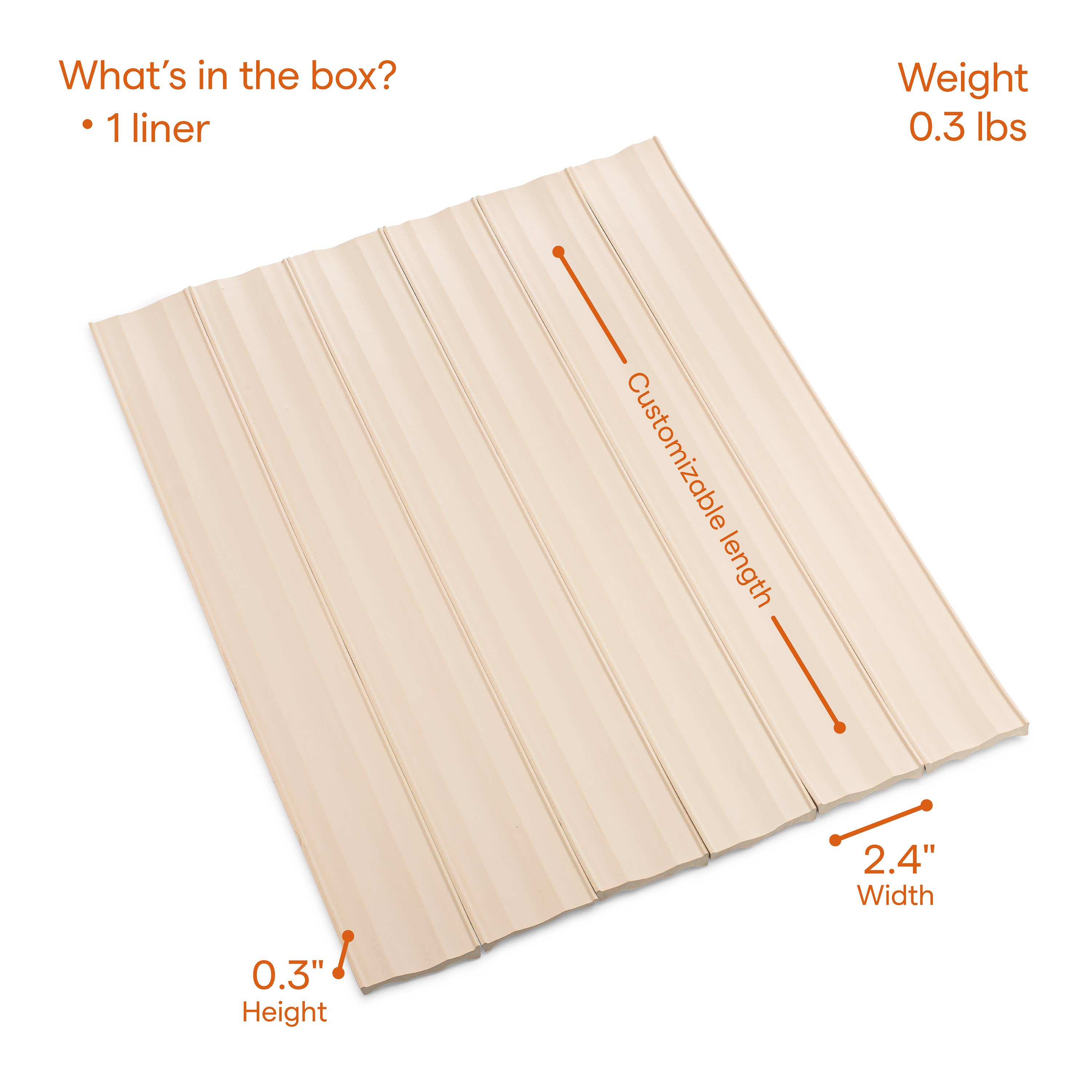 YouCopia - Wholesale Drawer Organizer - SpiceLiner® Spice Drawer Liner, Sandstone3