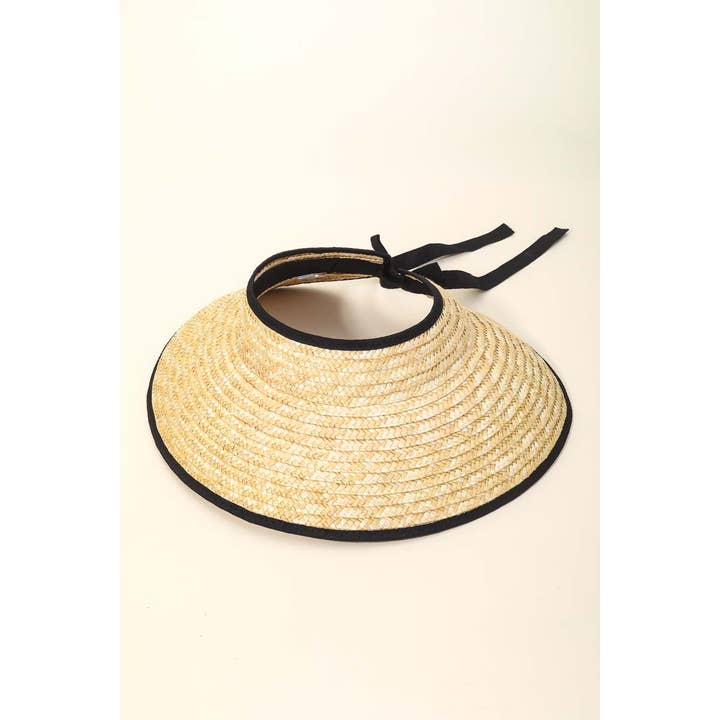 Anarchy Street – wholesale Visor – Women's – Straw Weave Fashion Visor Hat
