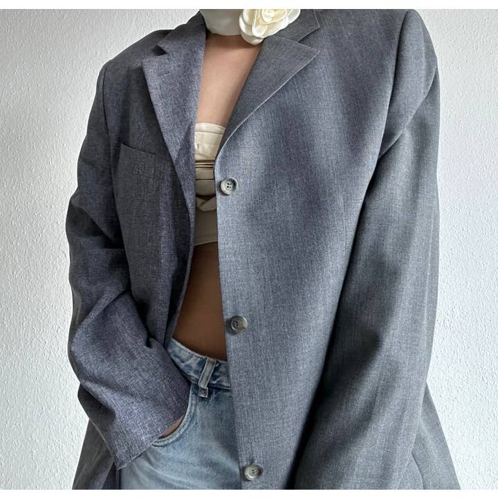 Blazer contrasté haut de gamme pour la vente par ERDLUXE