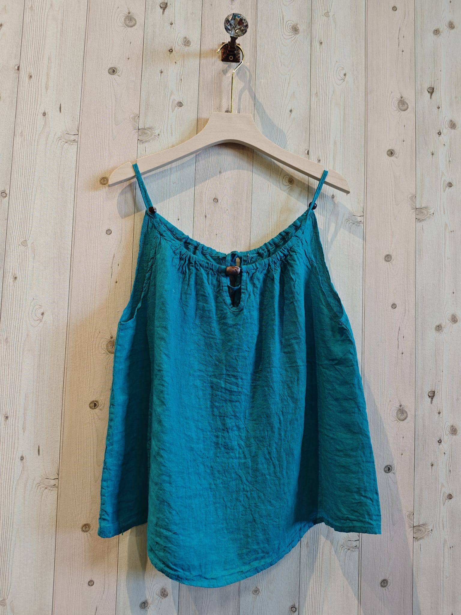 Linen & More - Wholesale Blouse - Women's - REF 18039 100% LINEN TANK TOP3