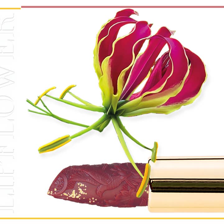 Bio Makeup - Wholesale Lippenstift - Lip Flower Lipstick Crown of Glory 191 24K GOUD natuurproduct1