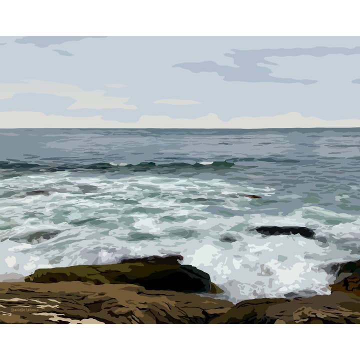Ocean View Art Print for wholesale by Lehoux Art