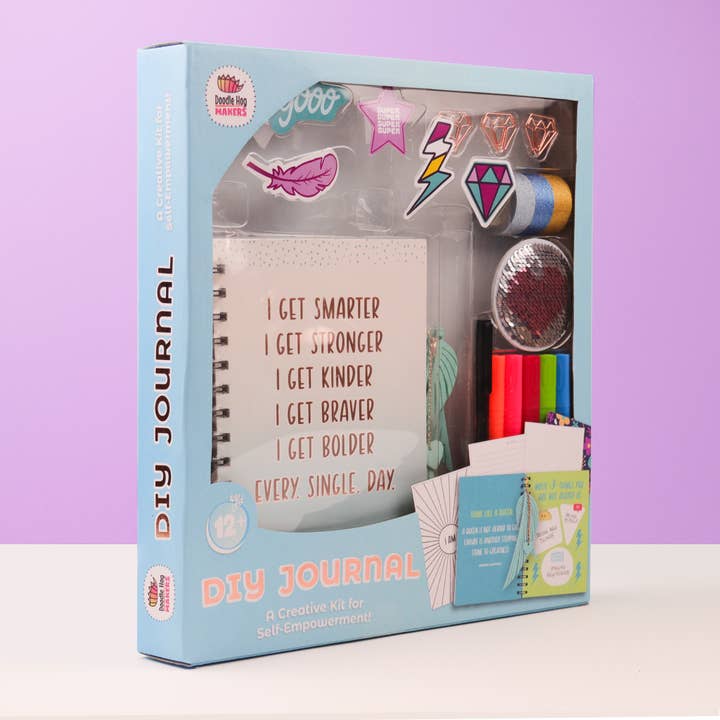 Doodle Hog - Wholesale DIY Craft Kit - Kids - DIY Empowerment Journal Set1