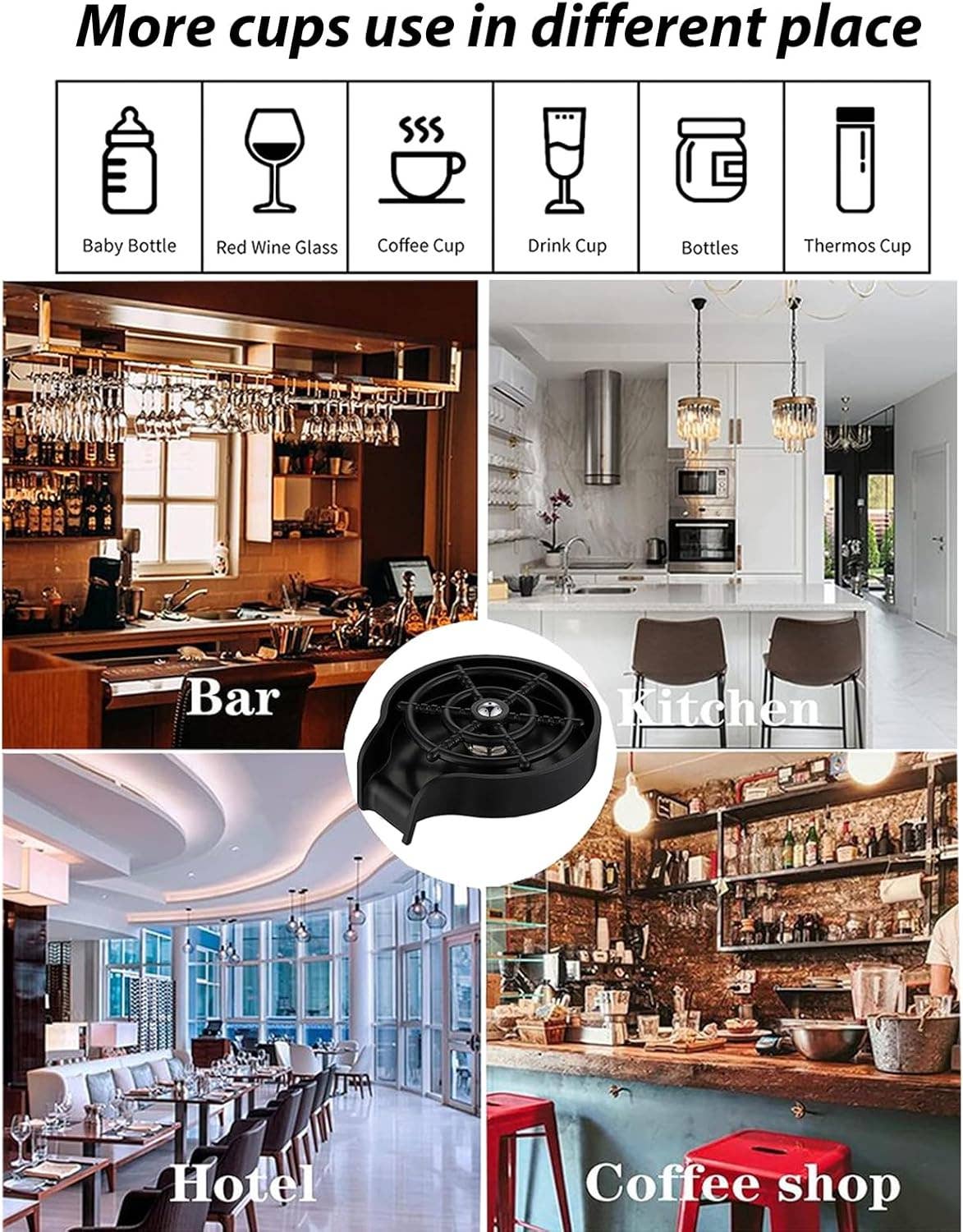 VIGOR - Wholesale Kitchen Spoon - Automatic cup washer for kitchen sink faucet(10 sets)8