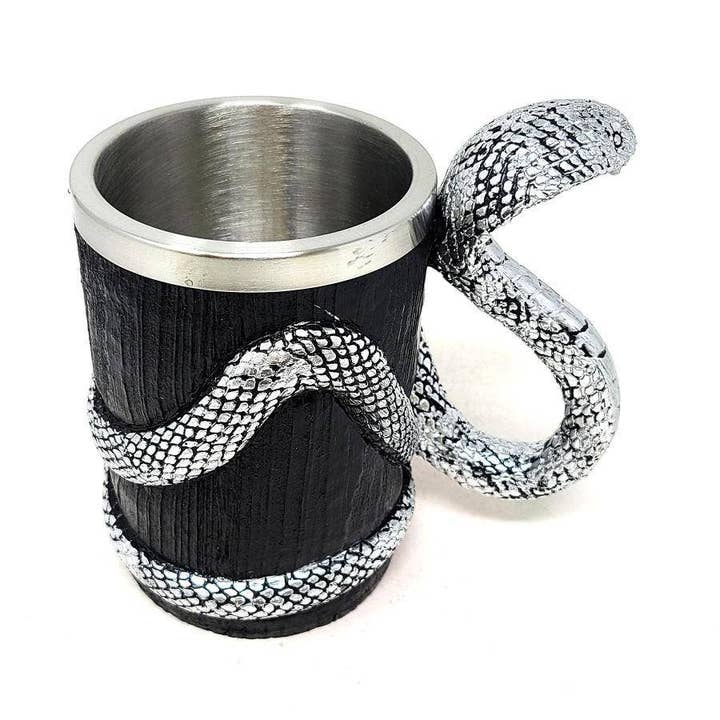 GREENROOTS USA LLC - Wholesale Coffee Mug - Cobra (Serpent/Snake) Mug 16 oz W/ Stainless Steel Cup1