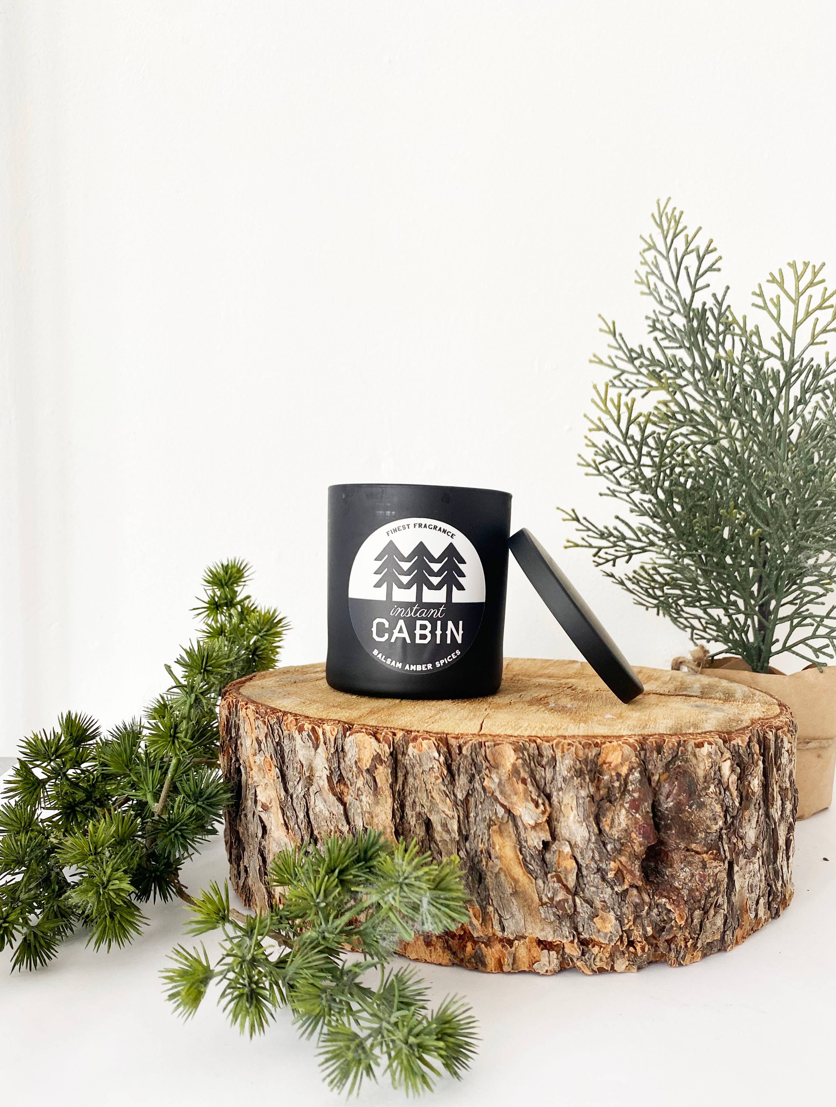 The Coin Laundry - Vente Bougie en bocal - Bougie Instant Cabin en pot - Parfums douillets automne-hiver6